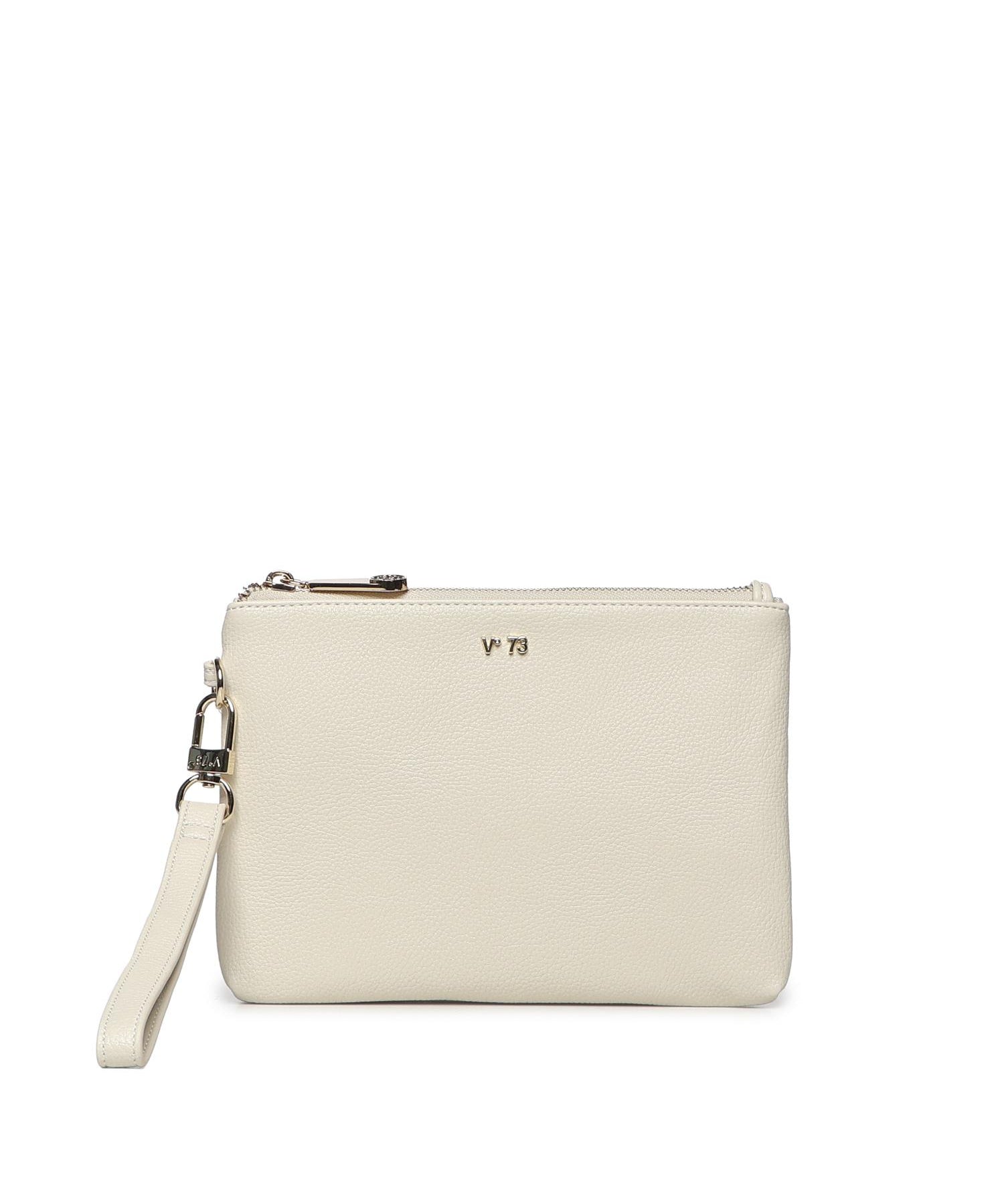 Pouch con logo 73BE9D1529 KEIRAOFF WHITE V° 73 
