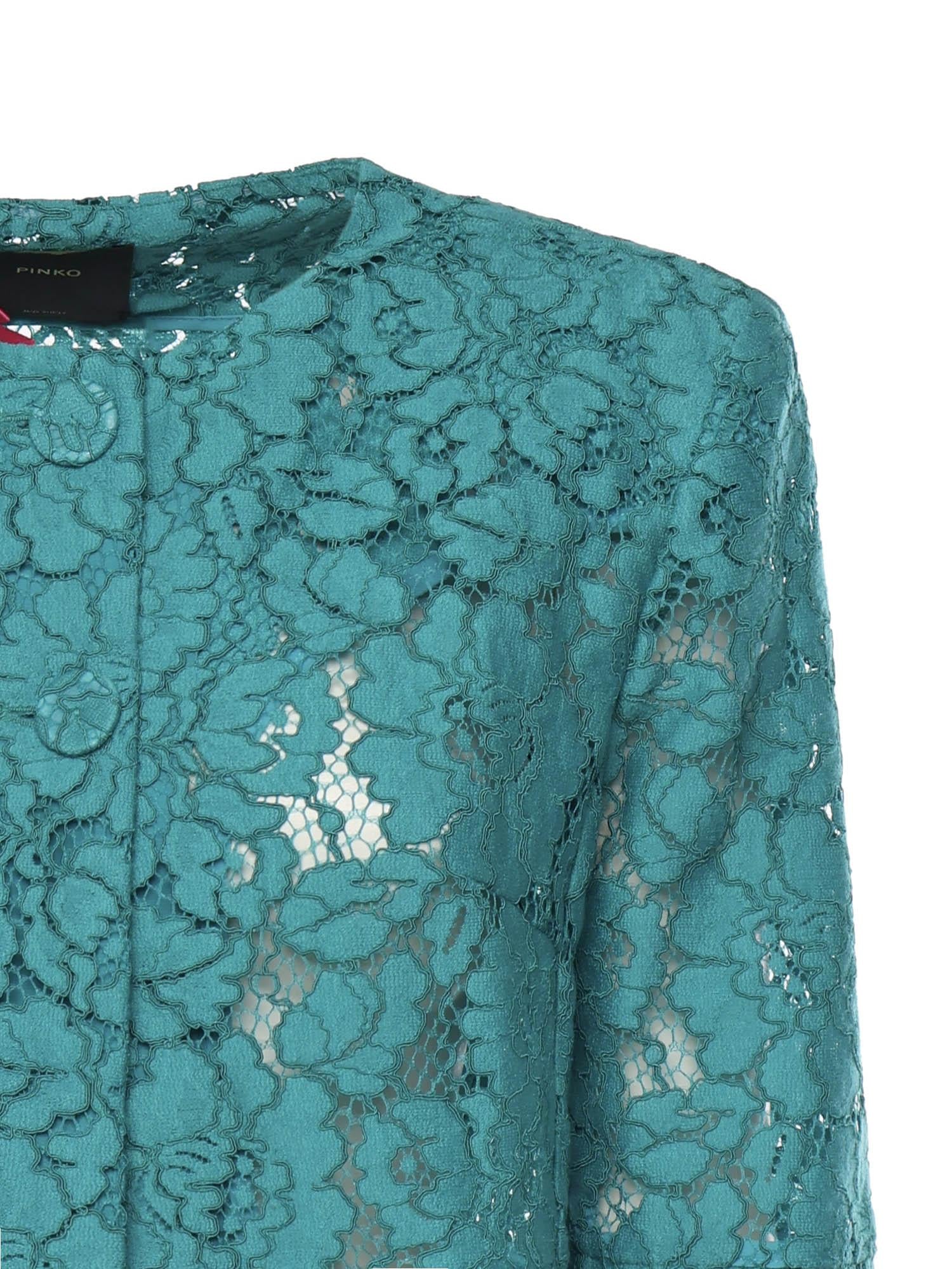 Giacca spencer in pizzo 106552 A330V76 PINKO 
