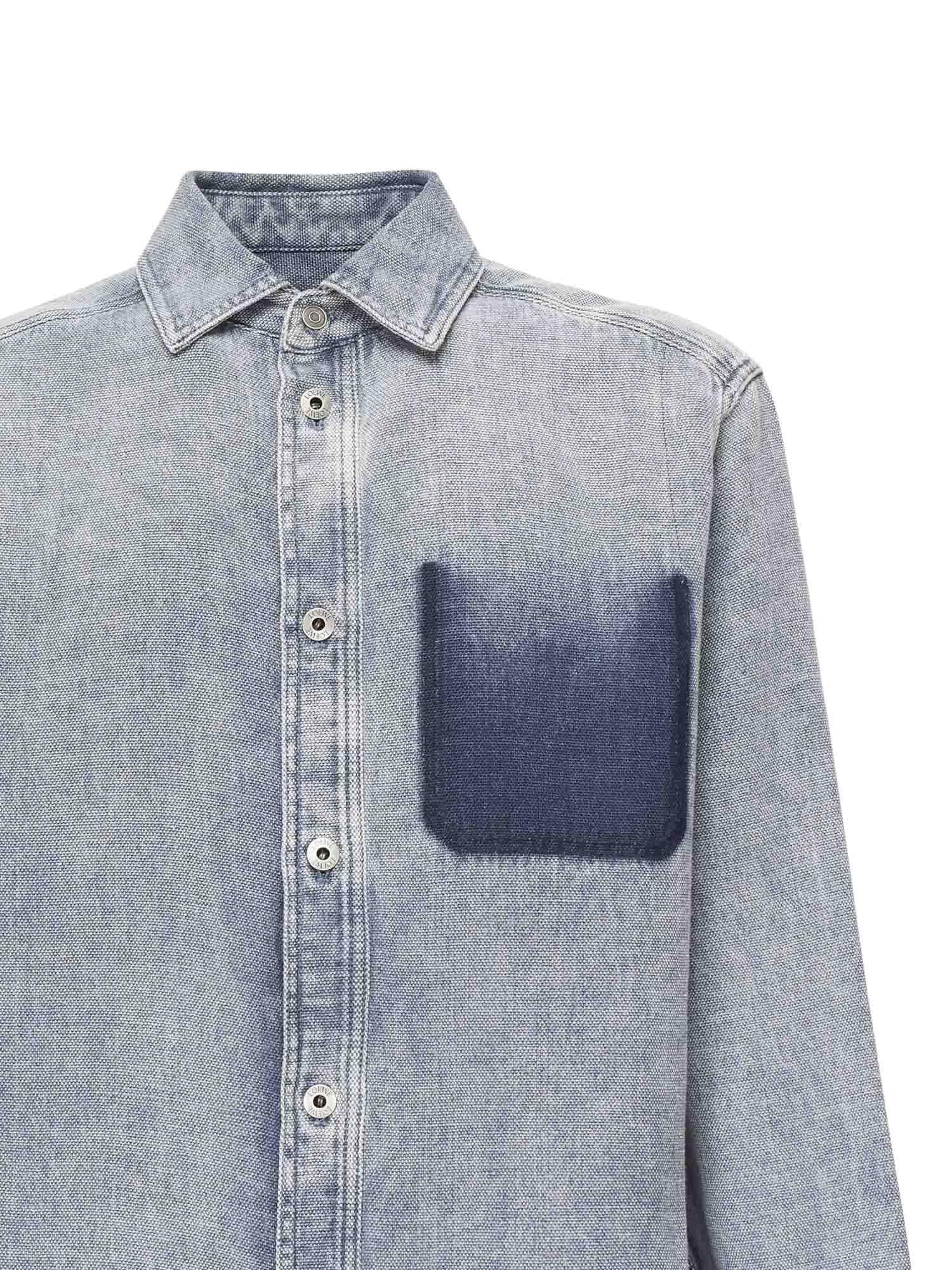 Camicia in cotone e lino H526Y1DW17 1360 LOEWE 