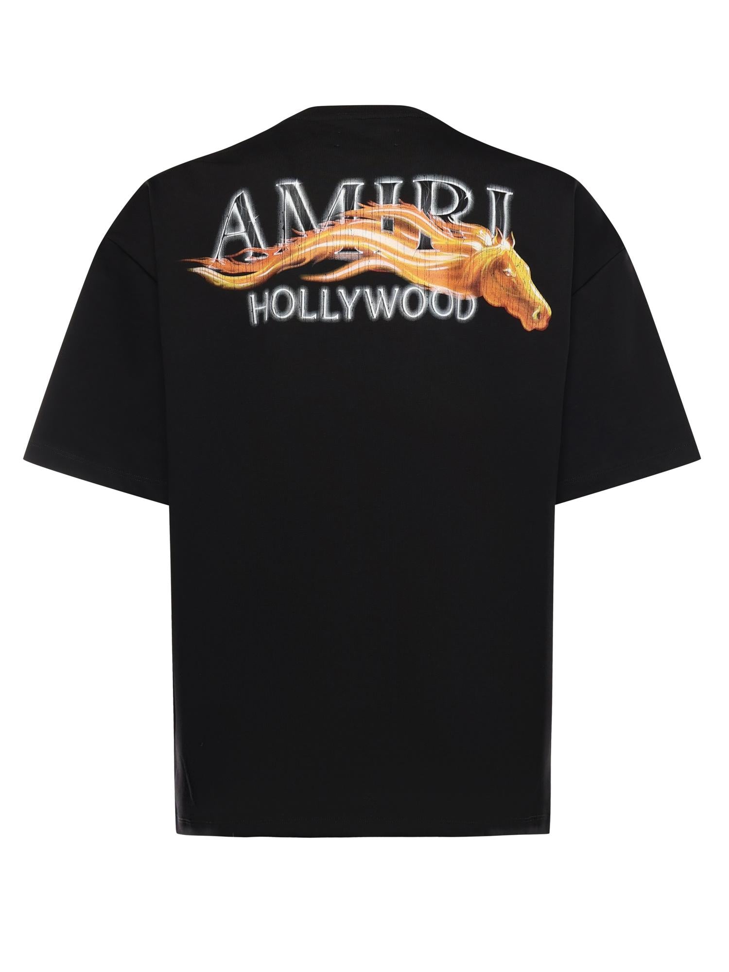 T-shirt con logo AMTOJR1050 001 AMIRI 
