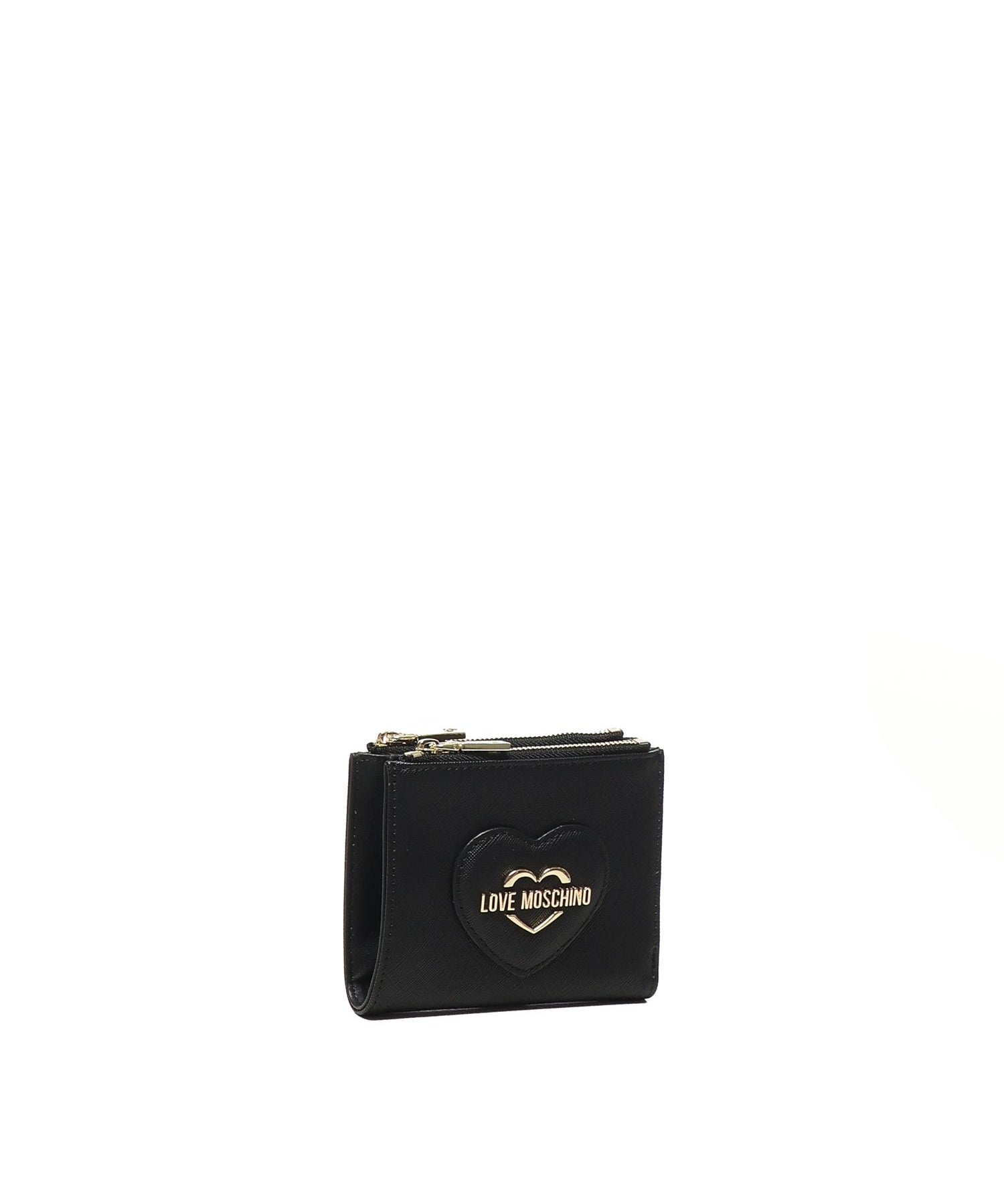Portafoglio con logo lettering JC5734PP0LKL0 000 LOVE MOSCHINO 