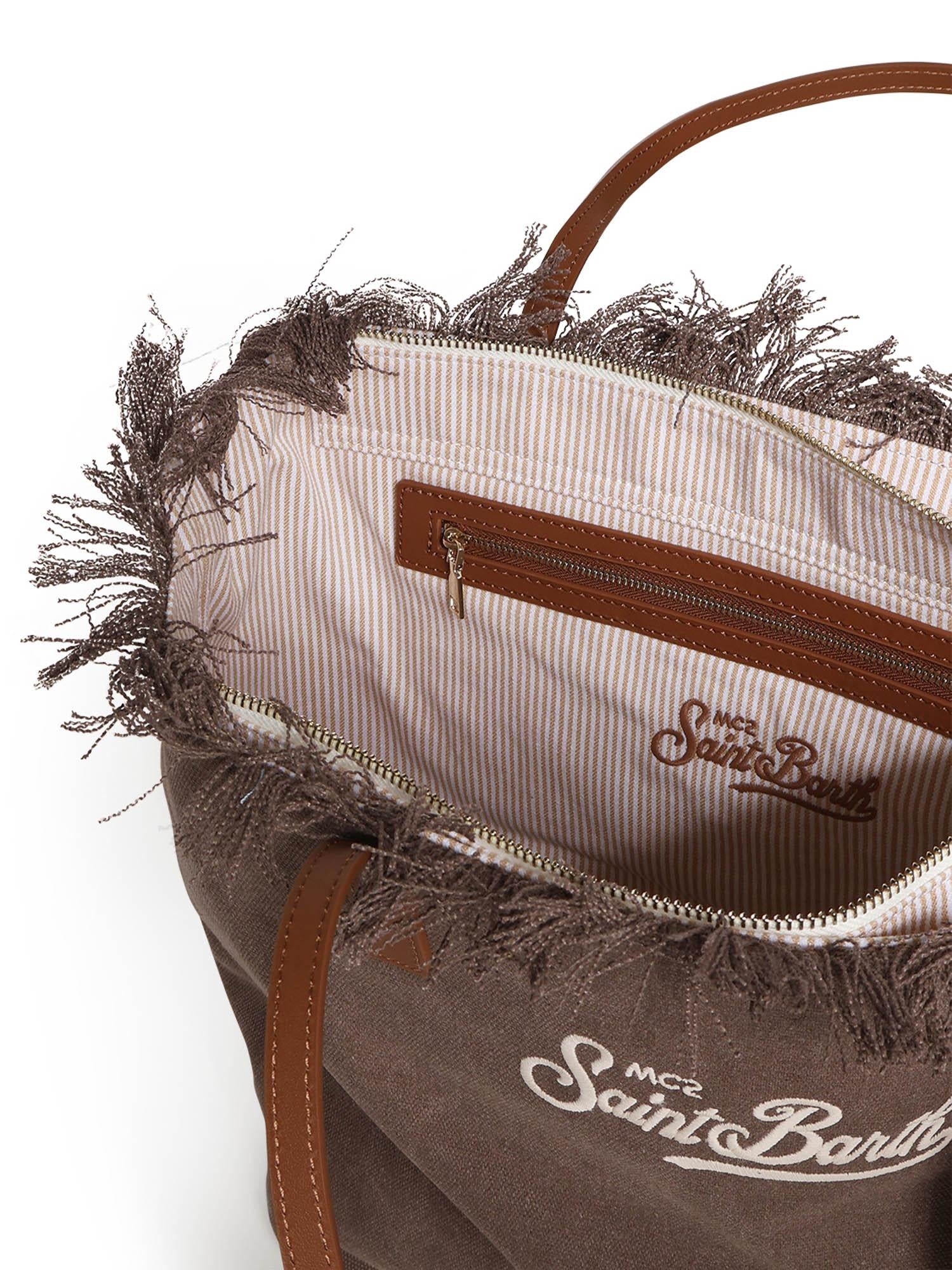 Borsa City in canvas CBF0001 01742L MC2 SAINT BARTH 