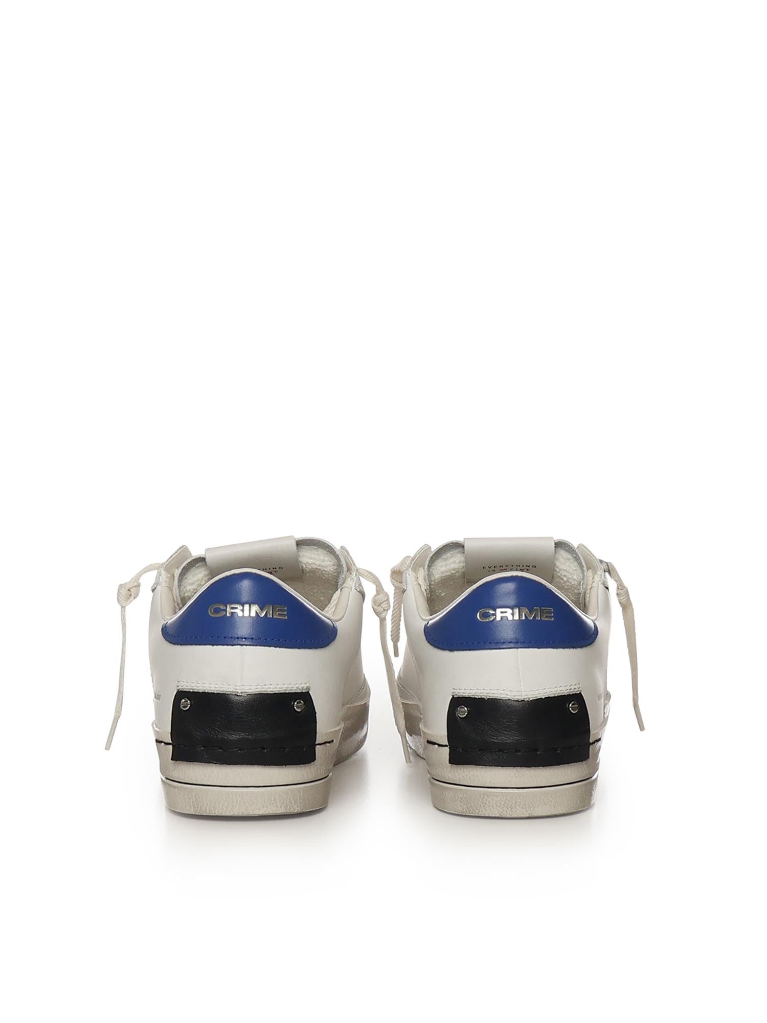 Sneaker Sk8 Deluxe 14103PP7B WHITE CRIME LONDON 