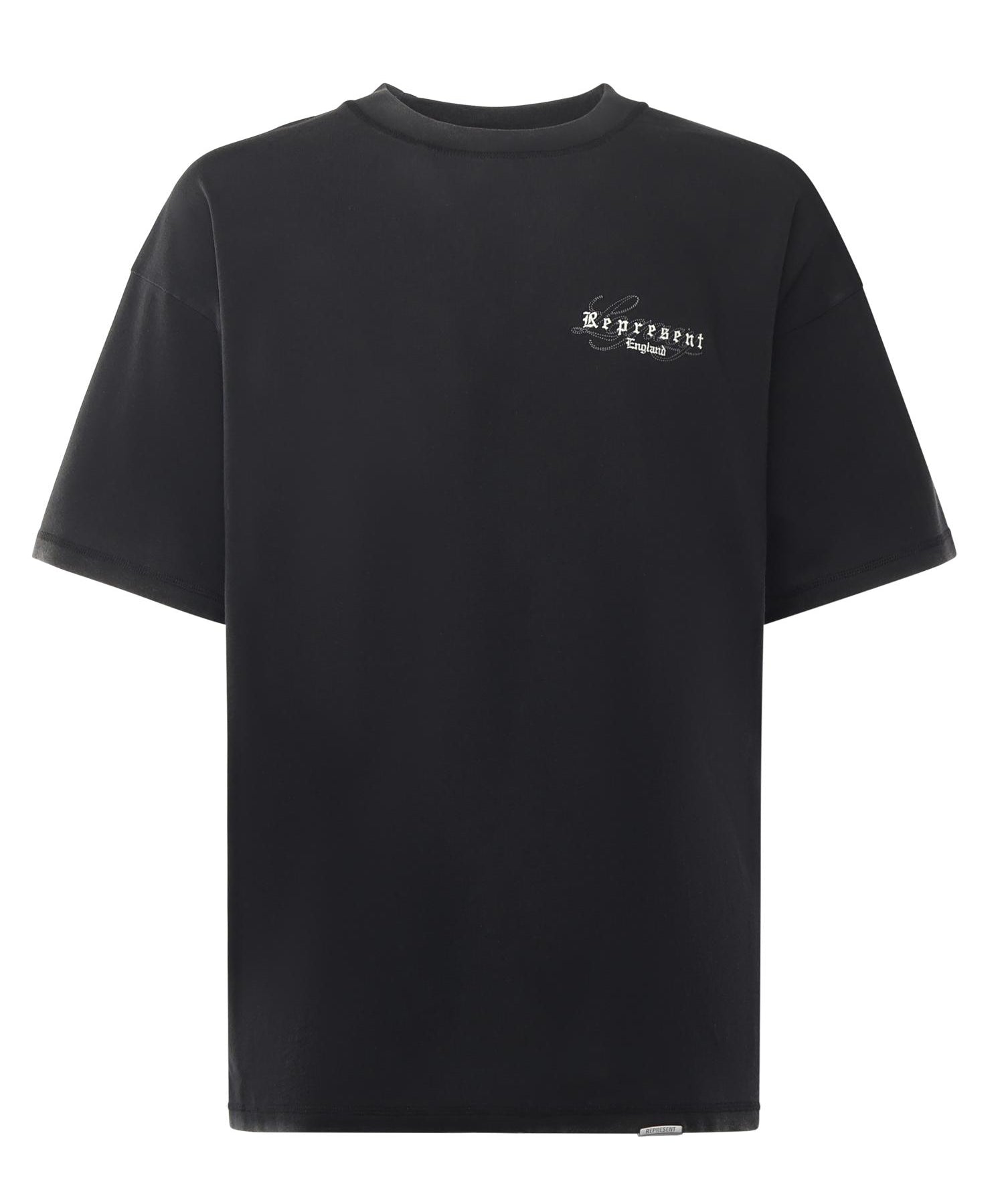 T-shirt "Legacy Overprint" in jersey di cotone<BR/> MLM100178 06 REPRESENT 