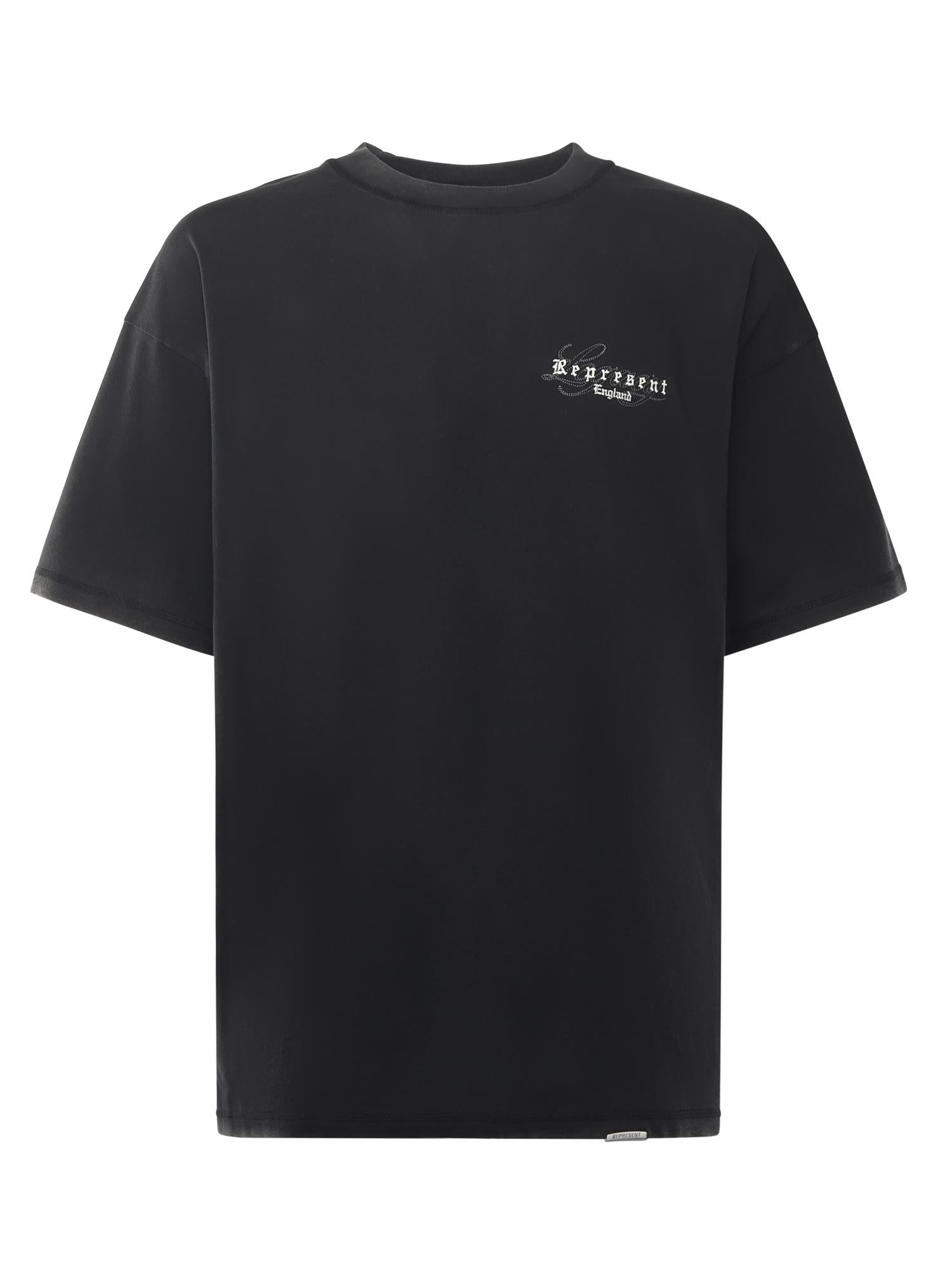 T-shirt "Legacy Overprint" in jersey di cotone<BR/> MLM100178 06 REPRESENT 