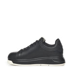 Sneaker in pelle con logo<BR/> EM003663 AF18212MC105 EMPORIO ARMANI 