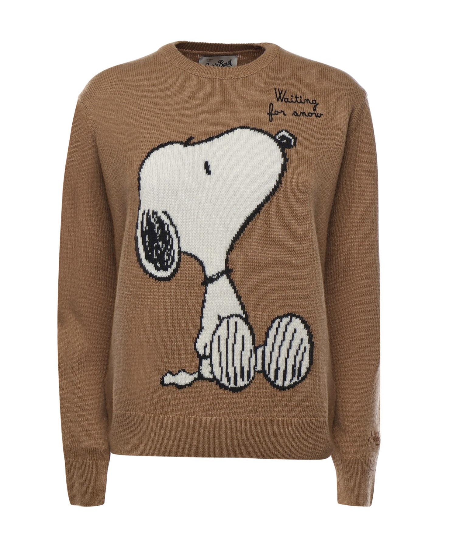 Maglione Snoopy in misto cashmere QUE0010 00435I MC2 SAINT BARTH 