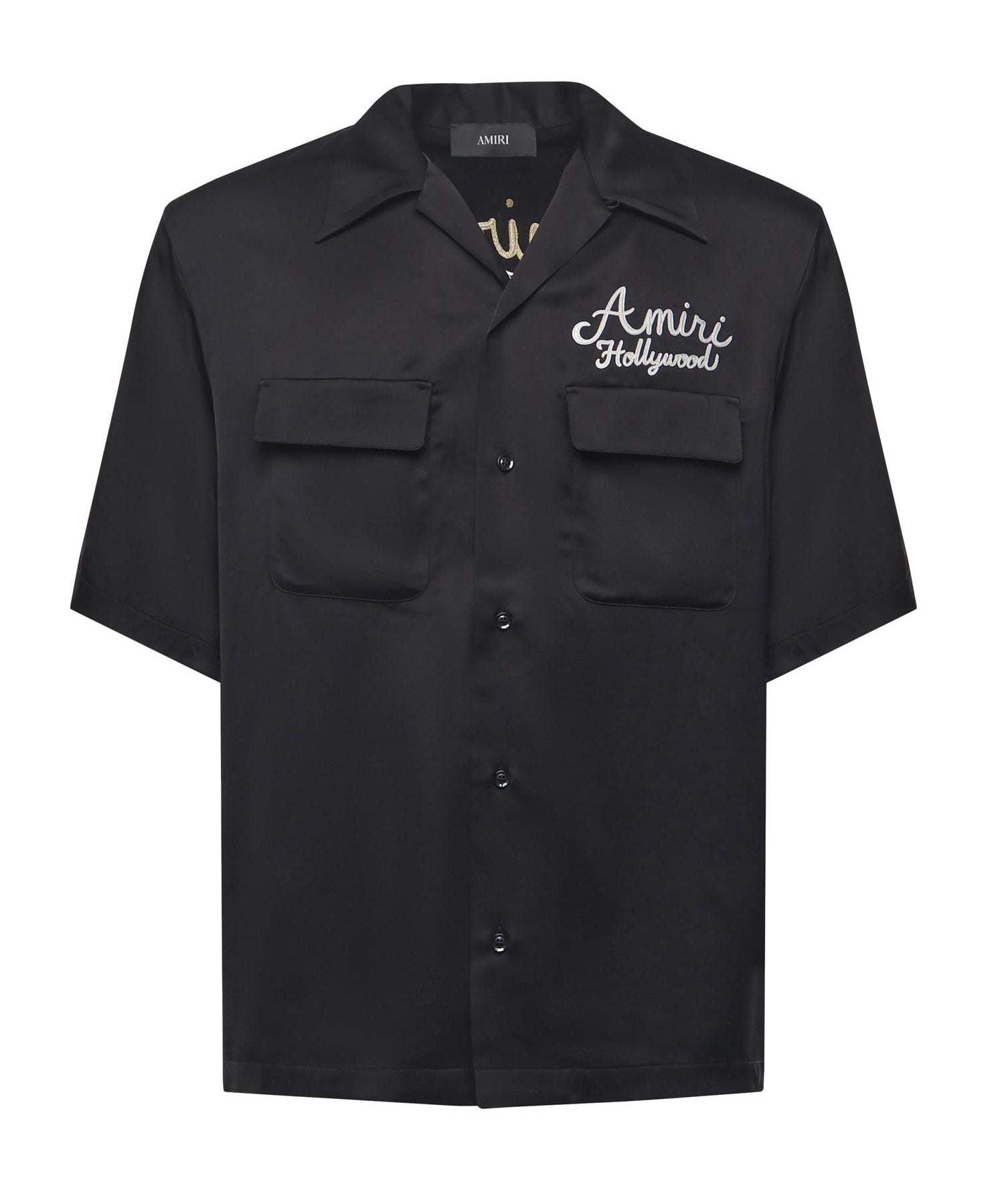 Camicia Hollywood in cotone AMSTCA1196 001 AMIRI 