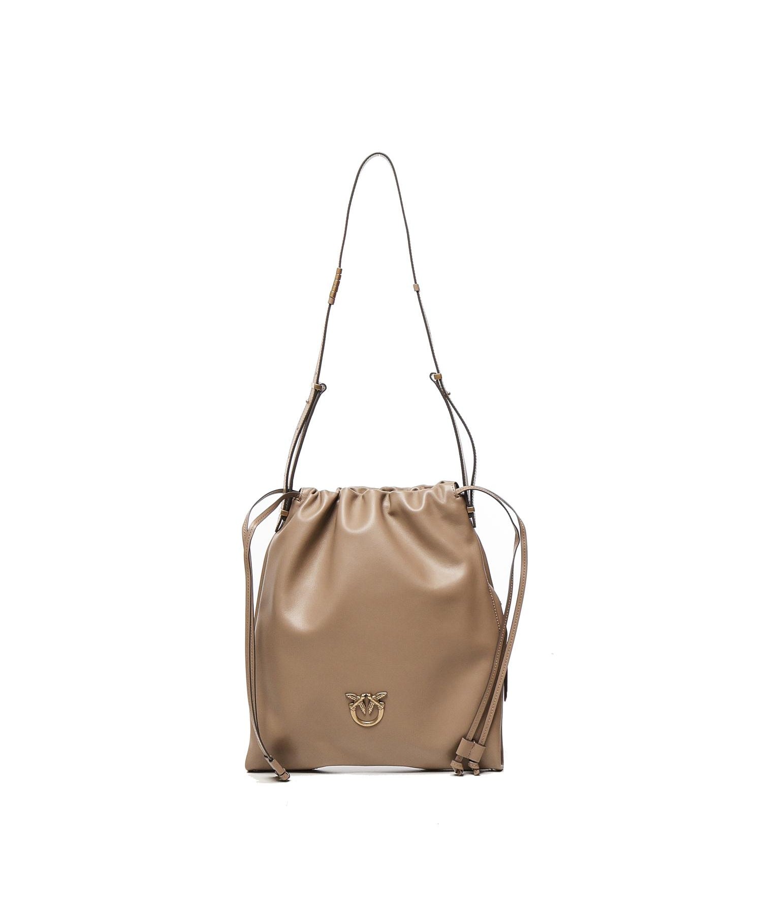 Borsa a spalla con logo 104359 A0QOD01Q PINKO 