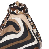 Abito lungo con stampa Marmo 5URH05 5U870004 PUCCI 