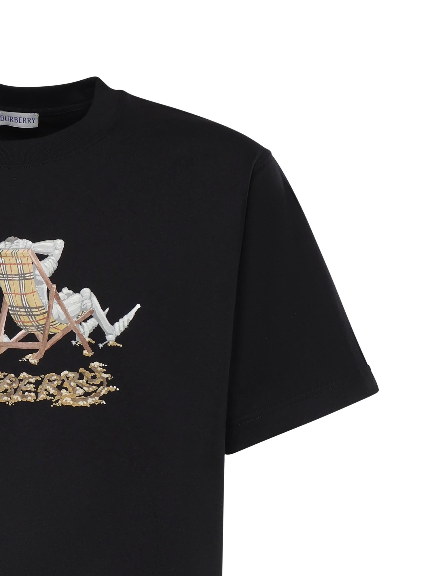T-shirt in cotone Beach Knight 8126321 A1189 BURBERRY 