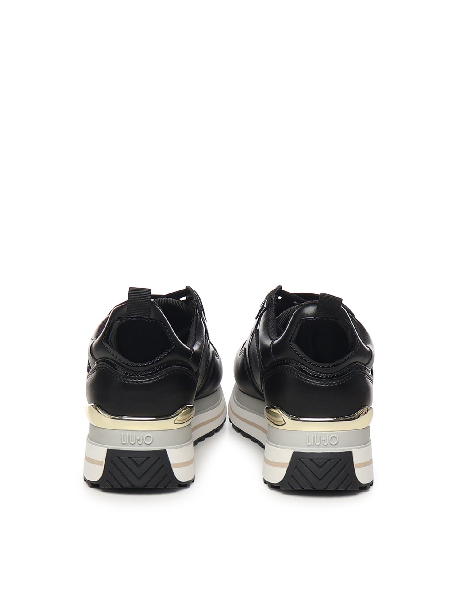 Sneakers platform in pelle<BR/> BF5009P0102 22222 LIU JO 