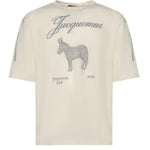 T-shirt Âne in jersey di cotone TSM00625AJ00266 1NW JACQUEMUS 