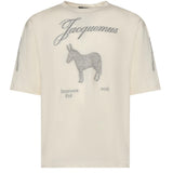 T-shirt Âne in jersey di cotone TSM00625AJ00266 1NW JACQUEMUS 