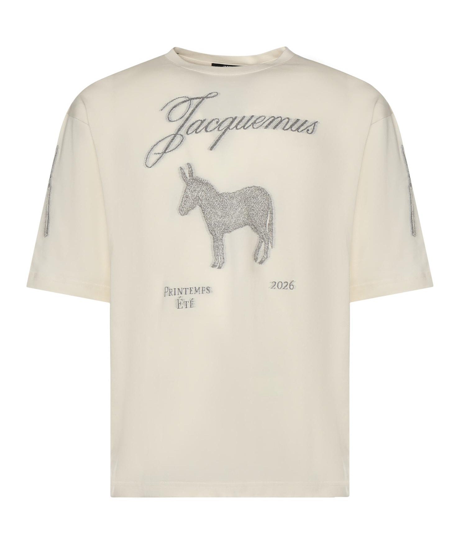 T-shirt Âne in jersey di cotone TSM00625AJ00266 1NW JACQUEMUS 