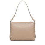 Borsa a spalla con logo BIBP9FA01 TAUPE BIASIA 