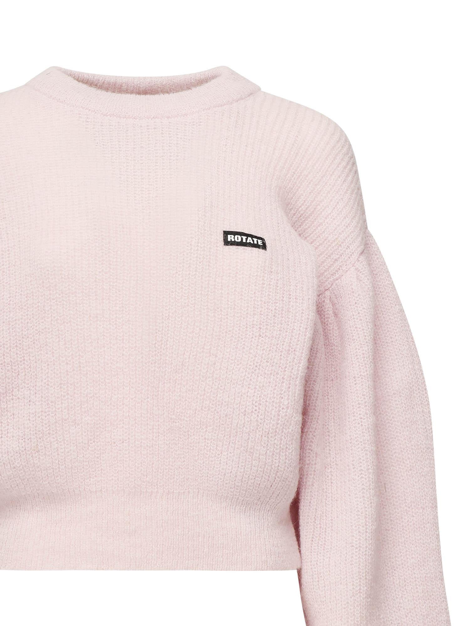 Maglia con maniche a sbuffo e logo 114278 191 ROTATE 