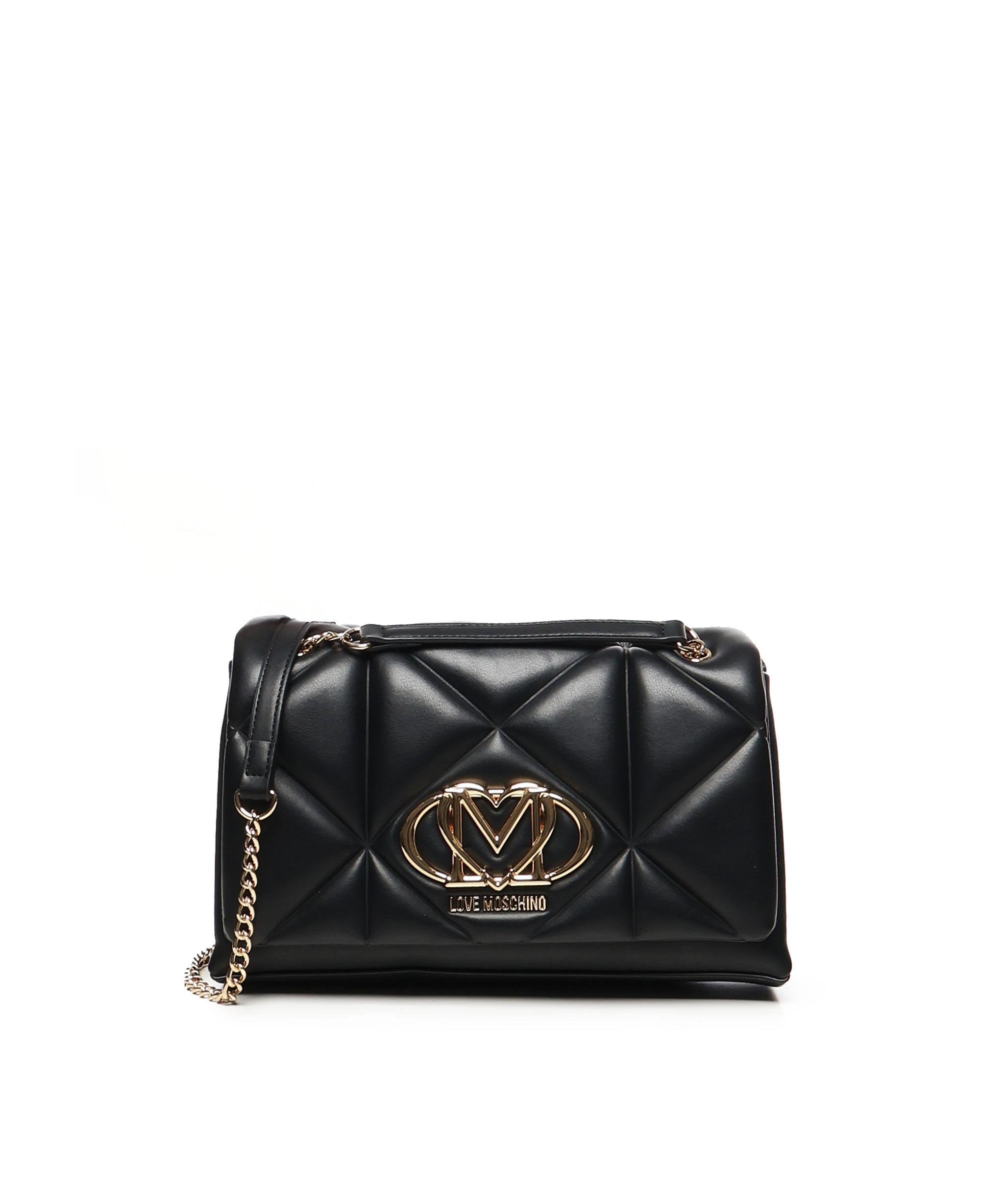 Borsa a spalla trapuntata Embossed JC4041PP1MLC0 000 LOVE MOSCHINO 