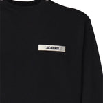 Felpa con logo in gros-grain SSM00206AJ00126 990 JACQUEMUS 