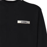 Felpa con logo in gros-grain SSM00206AJ00126 990 JACQUEMUS 