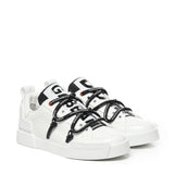 Sneaker Portofino in vitello e vernice CS2328 AJ98689697 DOLCE & GABBANA 