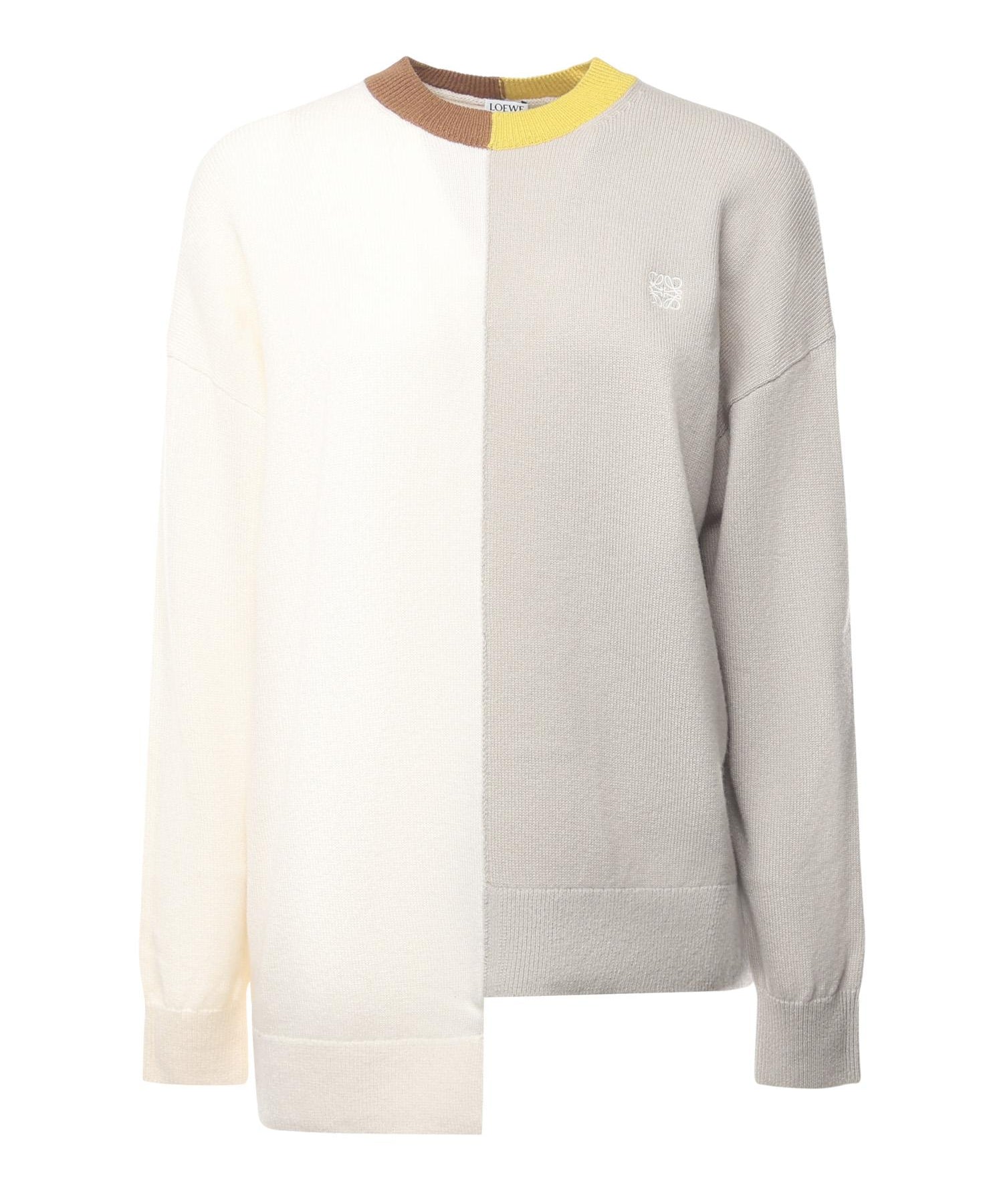 Maglia asimmetrica in lana S540Y14KGN 142 LOEWE 