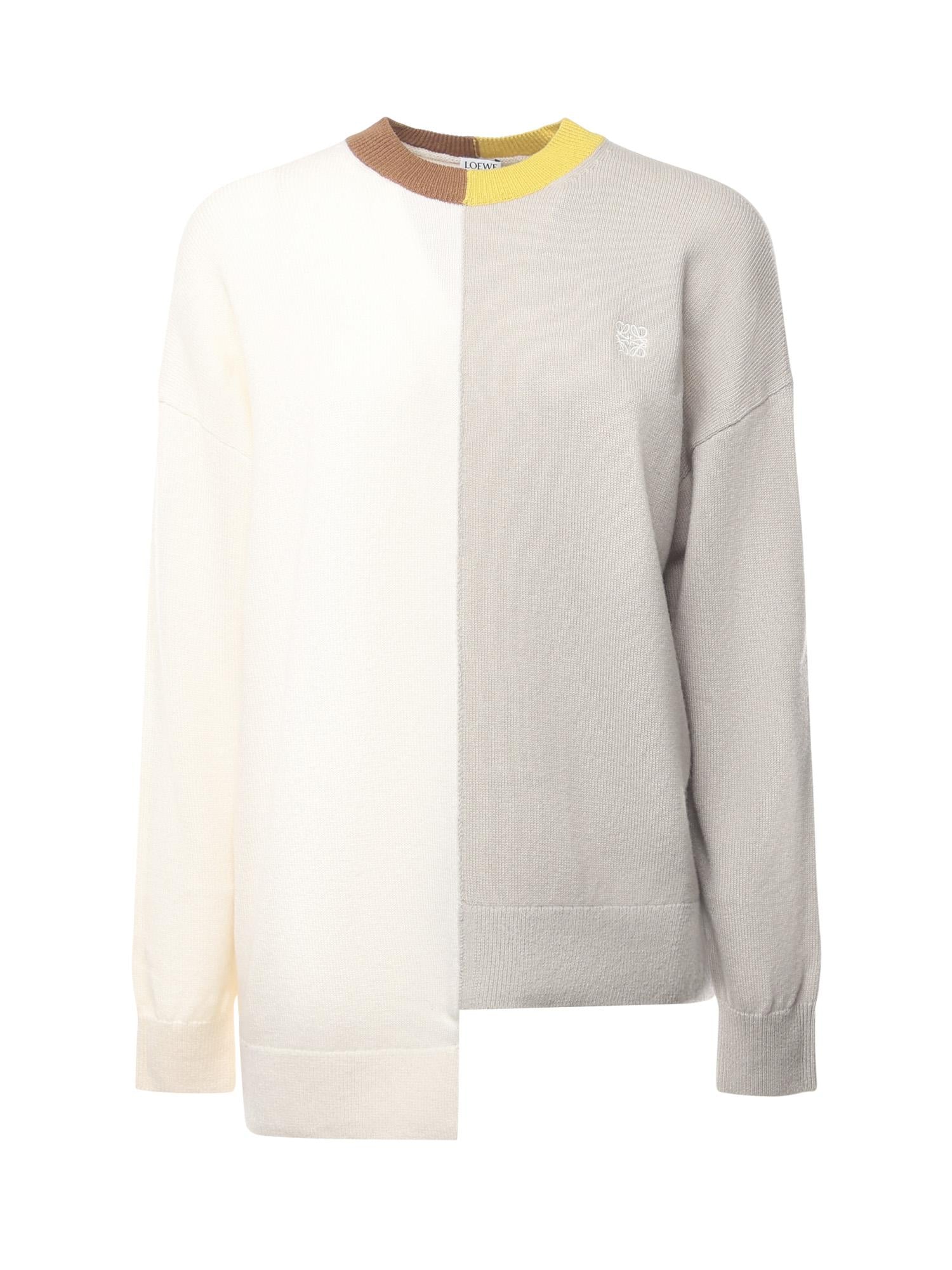 Maglia asimmetrica in lana S540Y14KGN 142 LOEWE 