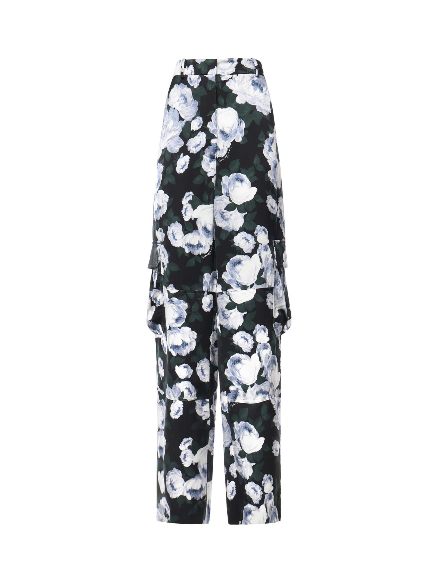 Pantaloni in viscosa con stampa 644018 3HS3358485 STELLA McCARTNEY 