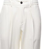 Pantaloni dominique DOMINIQUE REGULAR WETBIANCO BEABLE 