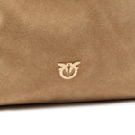 Borsa a tracolla grande Bucket Big in suede 106834 A0F6L08A PINKO 