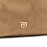 Borsa a tracolla grande Bucket Big in suede 106834 A0F6L08A PINKO 