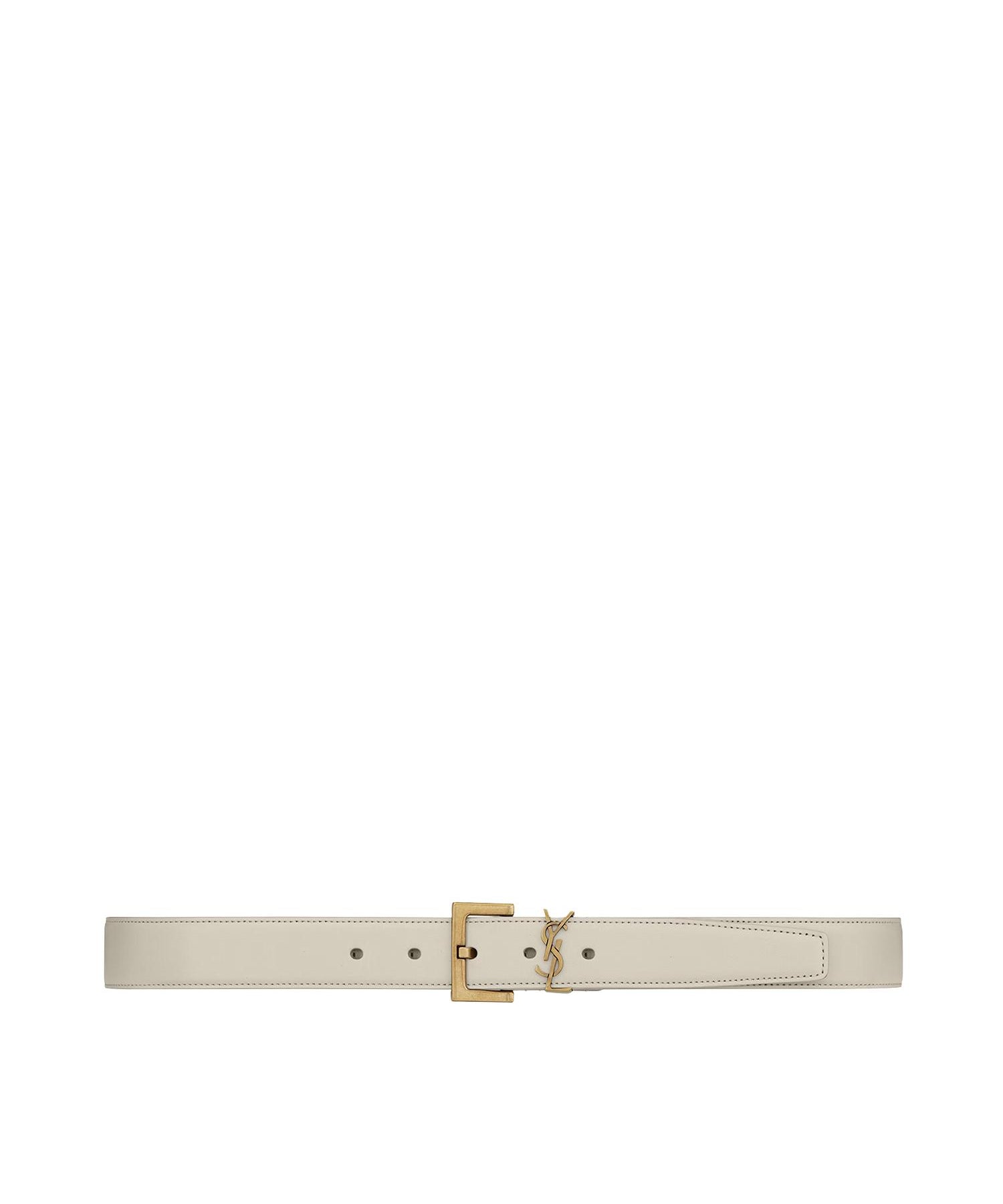 Cintura cassandre in pelle lucida 634437 BOO0W9207 SAINT LAURENT 