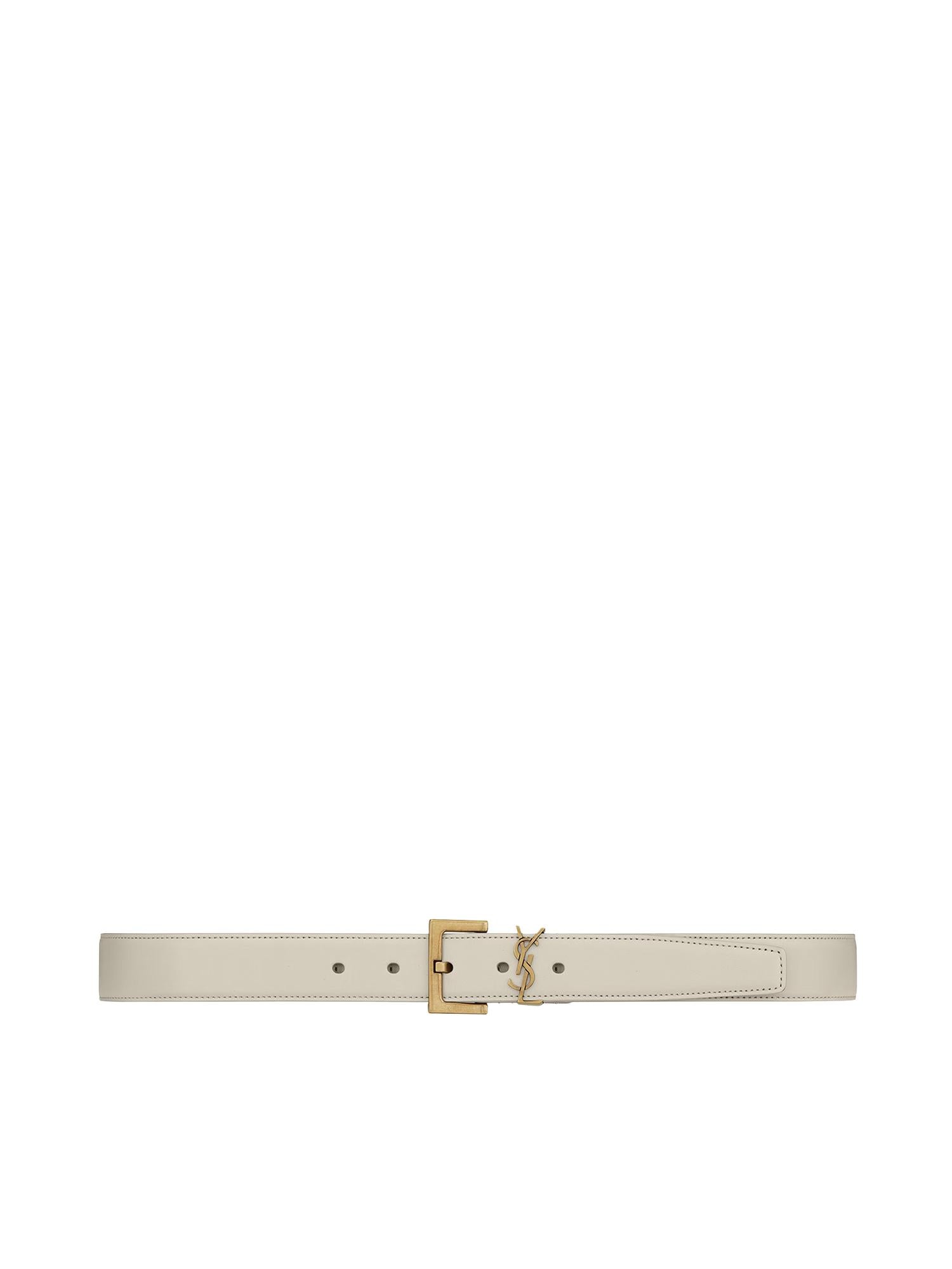 Cintura cassandre in pelle lucida 634437 BOO0W9207 SAINT LAURENT 