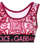 Top sportivo Majolica F777YT FPG7BH83TN DOLCE & GABBANA 
