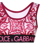 Top sportivo Majolica F777YT FPG7BH83TN DOLCE & GABBANA 