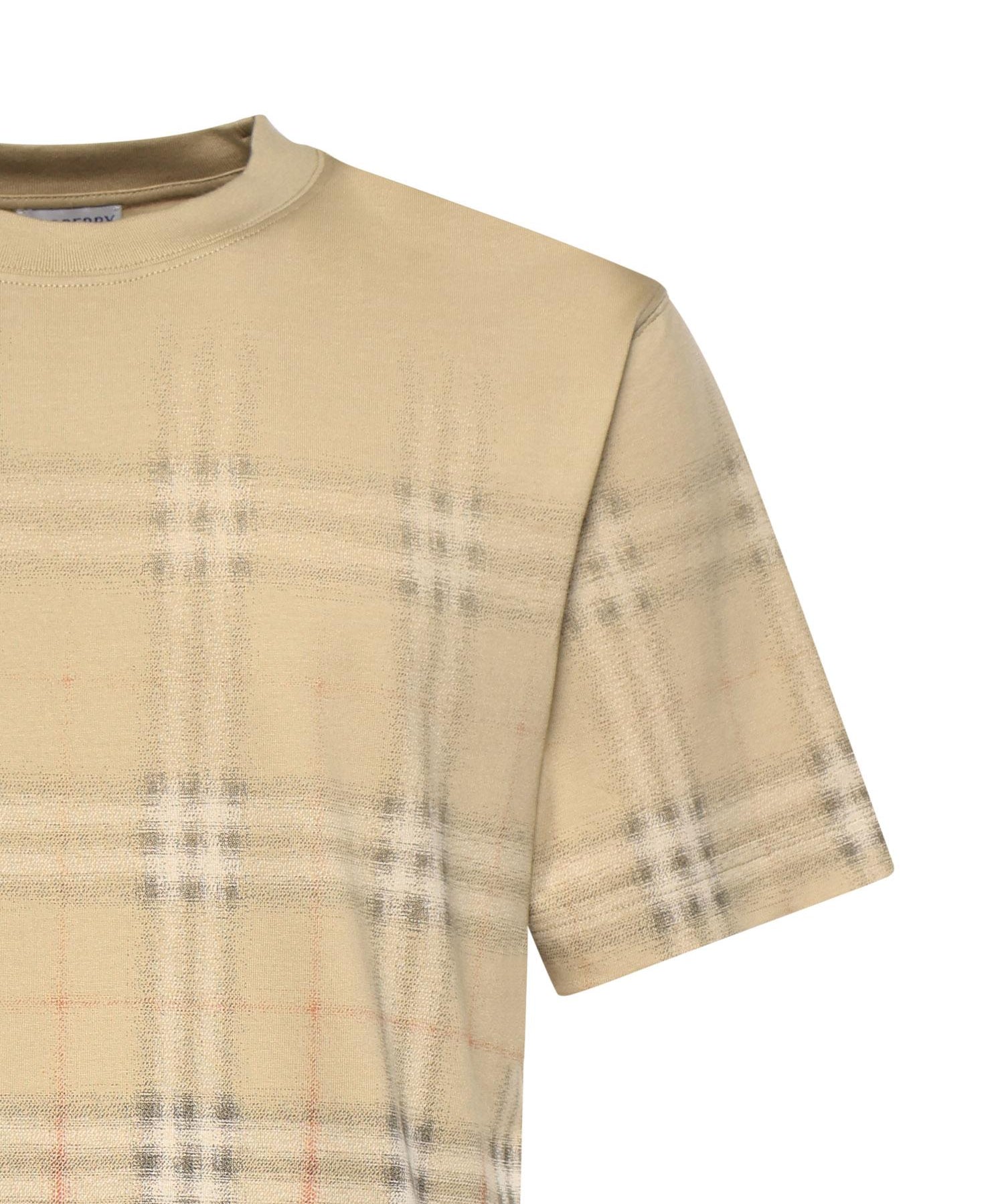 T-shirt in cotone Check sfumato 8119022 B9368 BURBERRY 