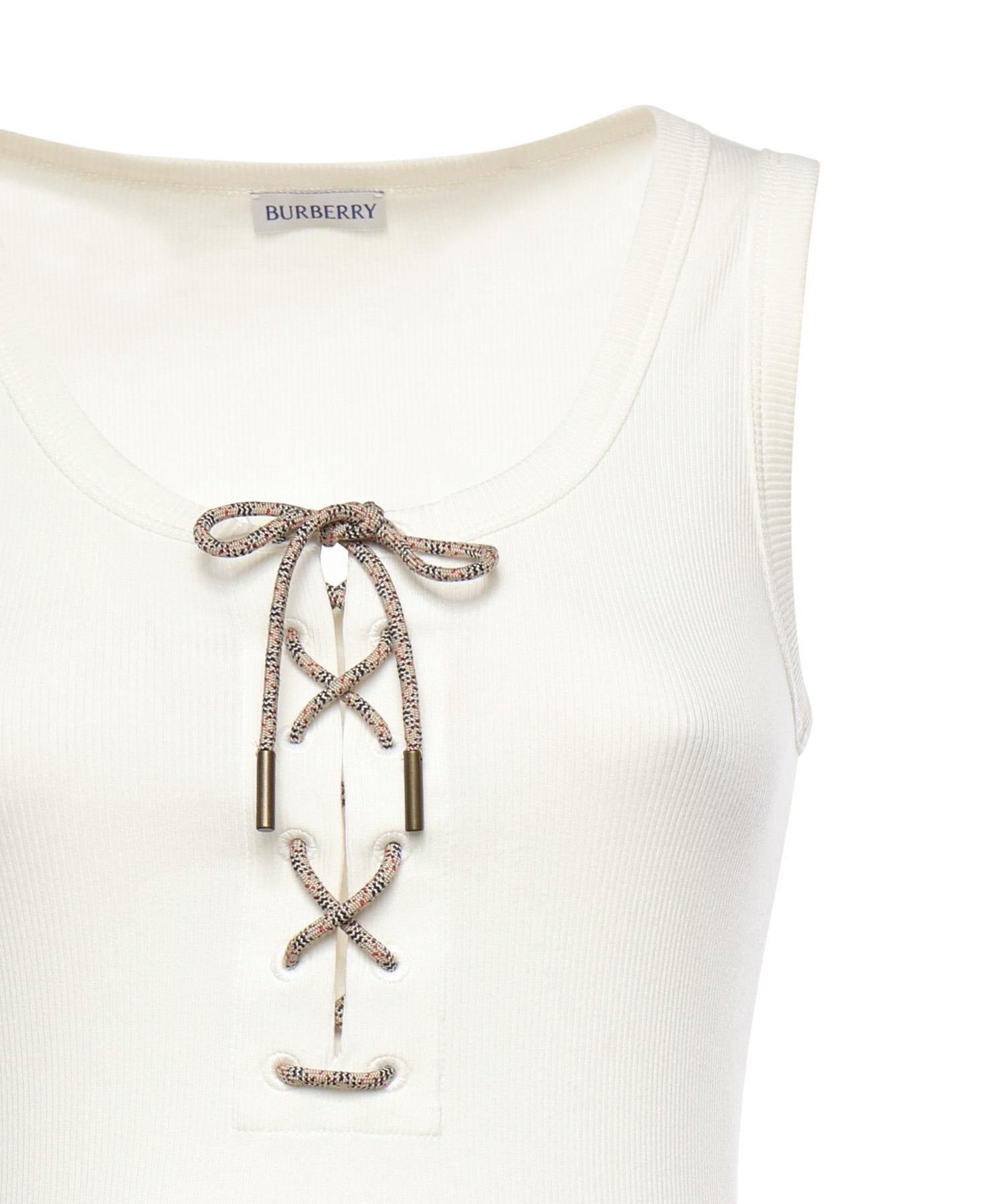 Tank top Cleo in misto cotone a coste 8117713 B7078 BURBERRY 