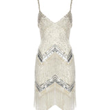 Miniabito Nora con paillettes e cristalli GLSS26DR12  GALIA LAHAV 