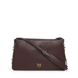 Borsa One, Two, Three Bag in pelle 105161 A0QOLA7Q PINKO 