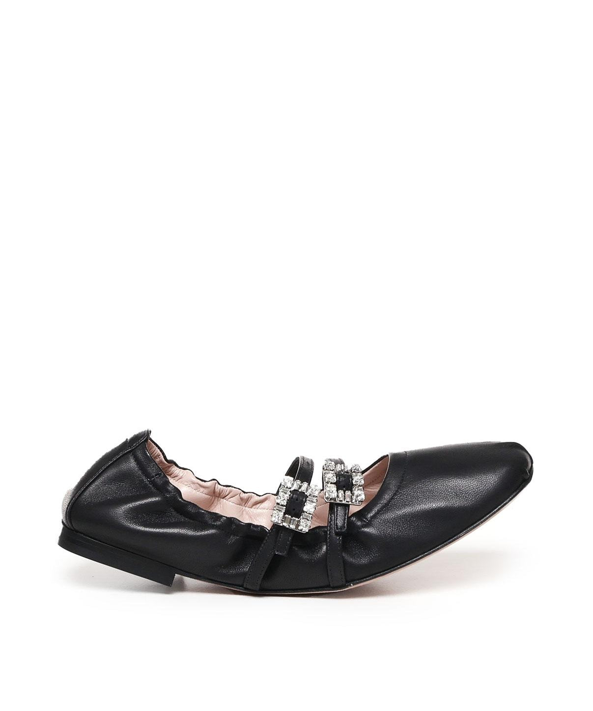 Ballerine con Cinturini in pelle RVW7433907091T B999 ROGER VIVIER 