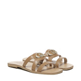 Ciabatte flat con logo SA5083P0102S1853  LIU JO 
