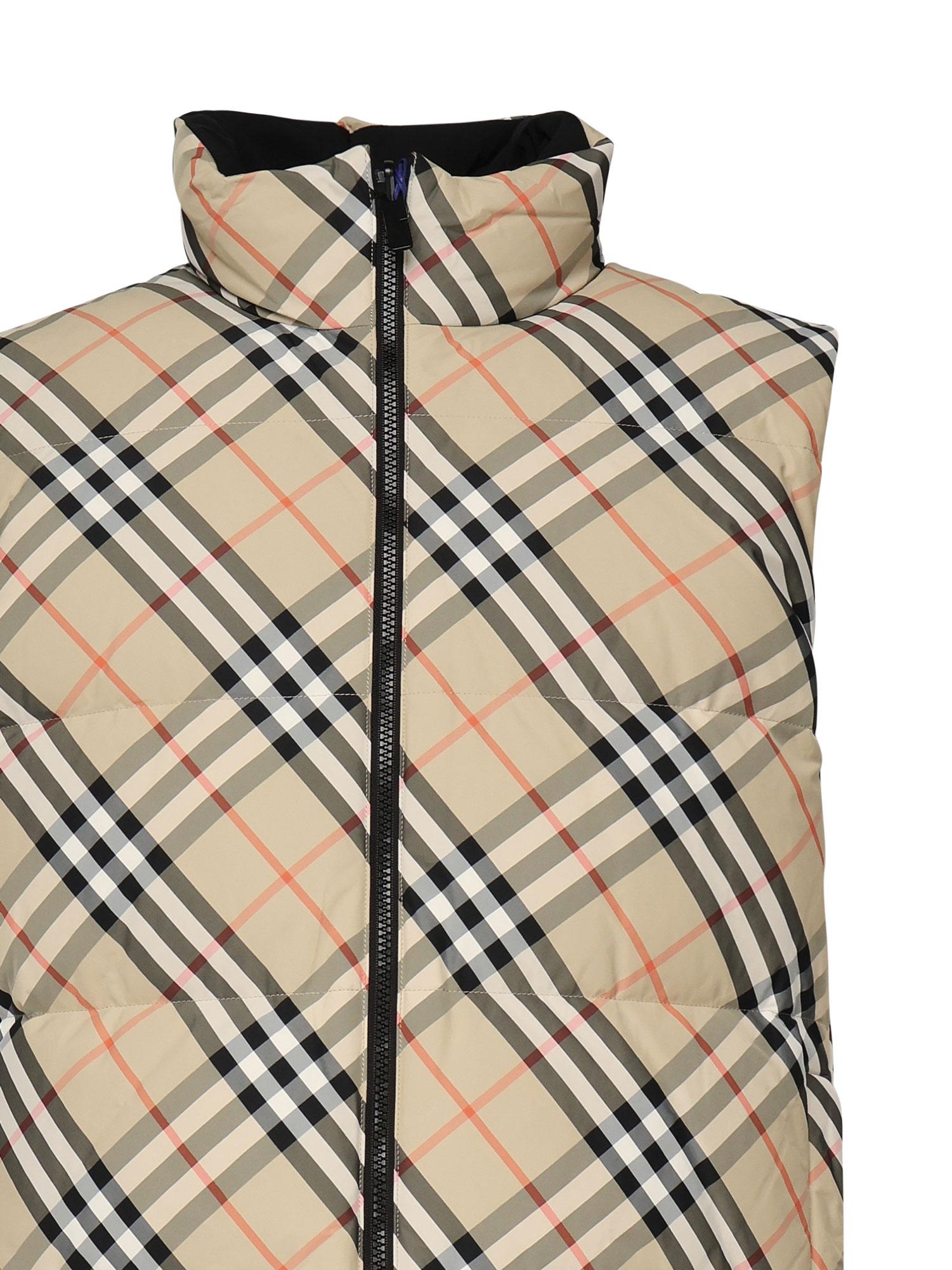 Gilet imbottito a quadri 8103921 B9368 BURBERRY 