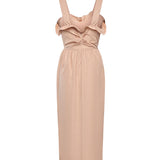 Abito lungo in misto seta CH26SRO16106 6H7 CHLOÉ 