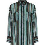 Camicia a righe in cotone 106990 A3CHSD3 PINKO 
