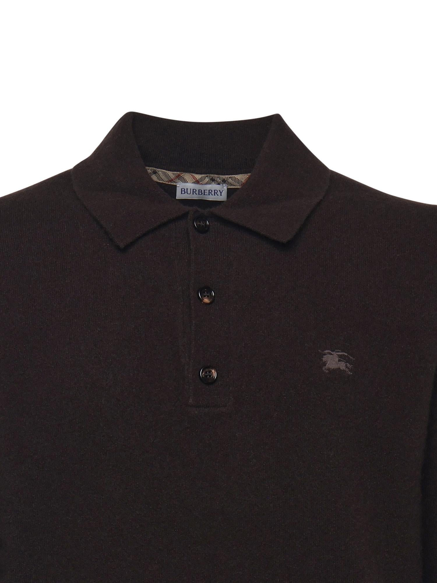 Polo in misto cashmere 8113792 C3475 BURBERRY 