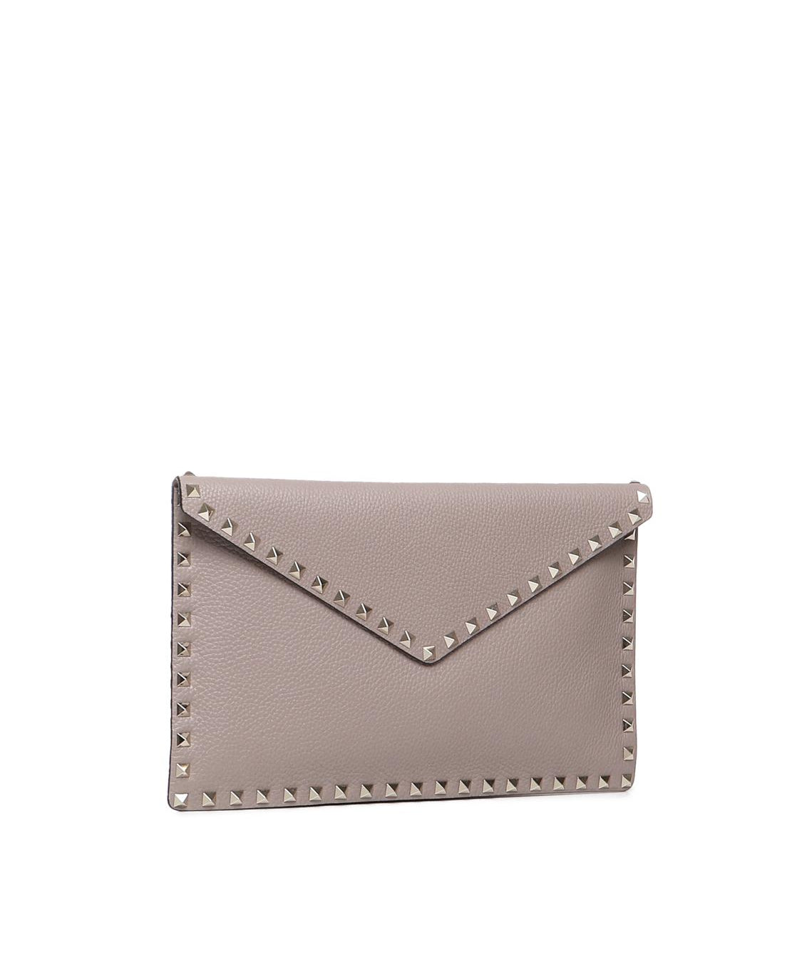 Pouch Rockstud in vitello granato 8W2P0P56 VSHP45 VALENTINO GARAVANI 