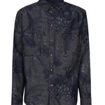Camicia in denim con paisley MRNE0003 99TTE14S9091 ETRO 