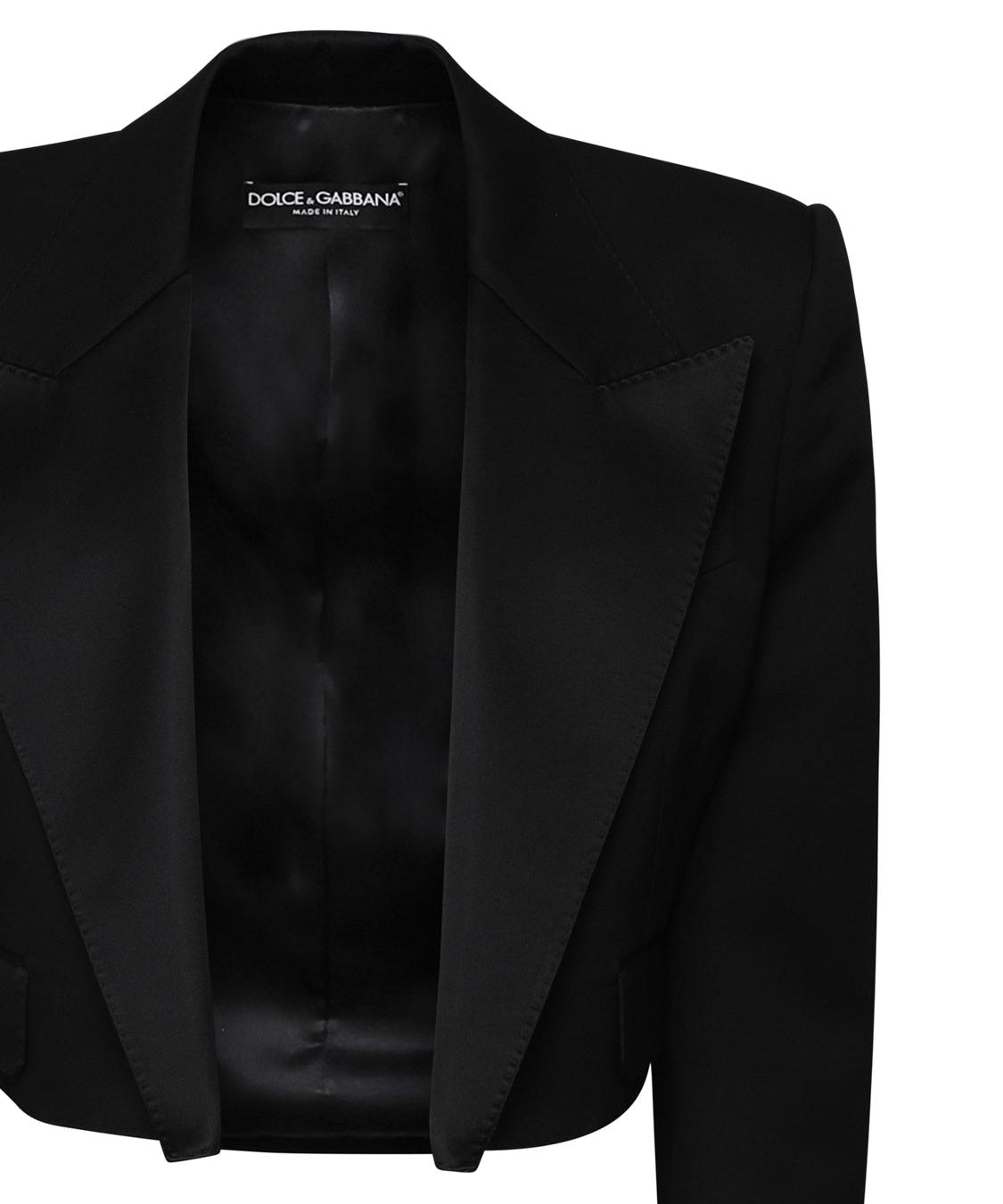 Giacca strutturata crop F26X5T FU28JN0000 DOLCE & GABBANA 