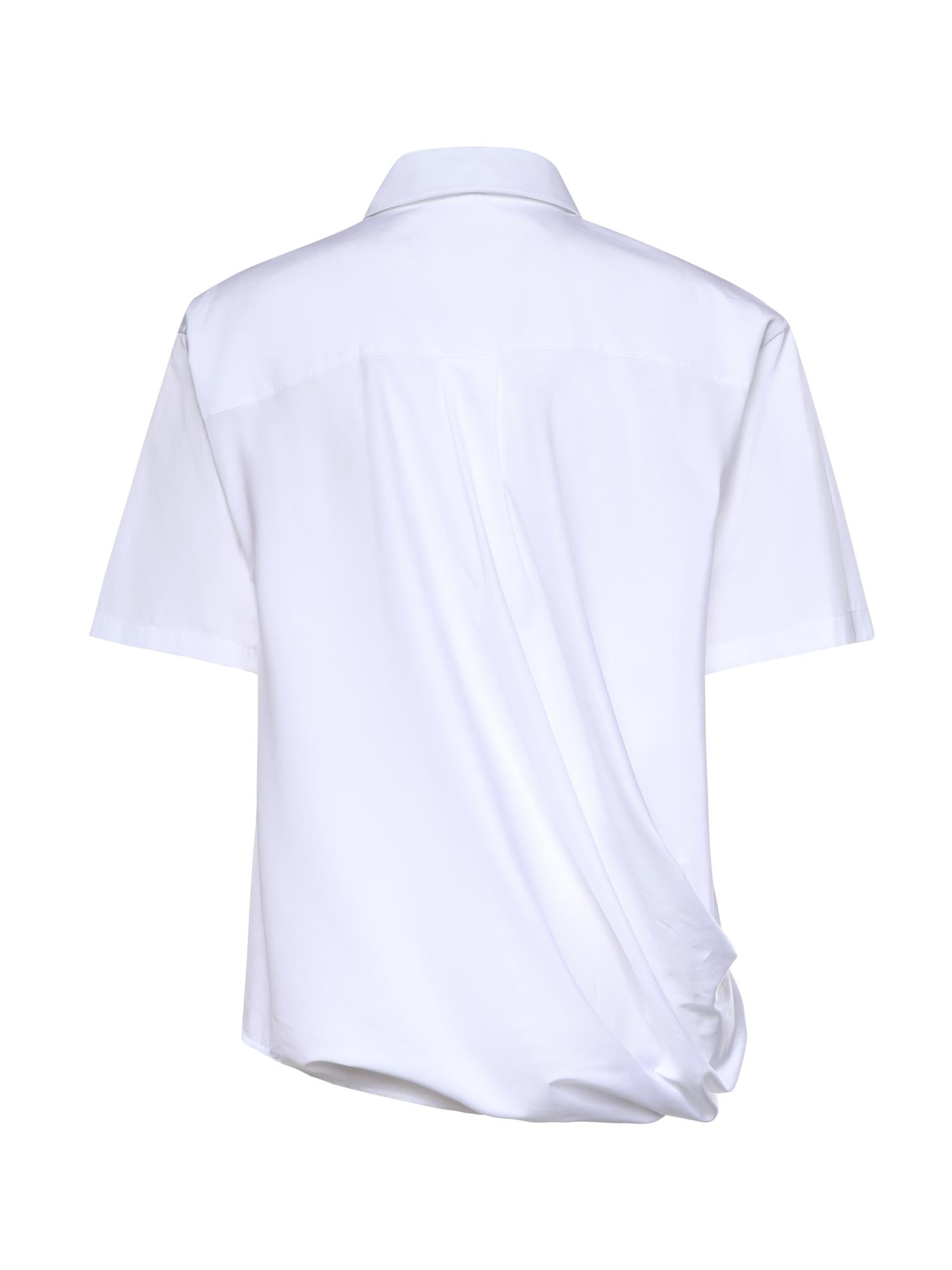 Camicia in cotone con logo S540Y05XD2 2100 LOEWE 