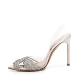 Décolleté Gatsby in PVC con cristalli GASHIGL0 SAPFE4 AQUAZZURA 